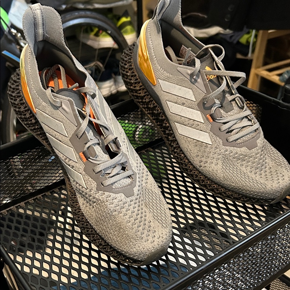 adidas Gray and Gold Men's Shoes